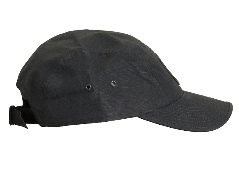 Supreme Stone Island Reactive Ice Camo Ripstop Camp Cap Black