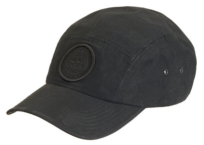 Supreme Stone Island Reactive Ice Camo Ripstop Camp Cap Black