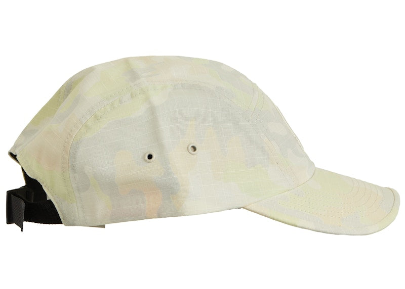 Supreme Stone Island Reactive Ice Camo Ripstop Camp Cap Tan
