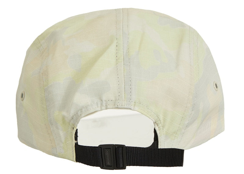 Supreme Stone Island Reactive Ice Camo Ripstop Camp Cap Tan