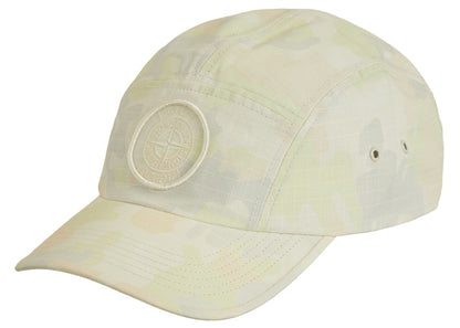 Supreme Stone Island Reactive Ice Camo Ripstop Camp Cap Tan