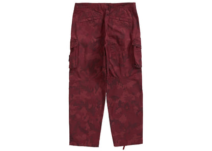 Supreme Stone Island Reactive Ice Camo Ripstop Cargo Pant Red