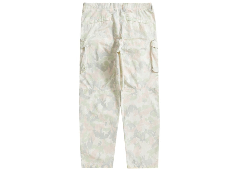 Supreme Stone Island Reactive Ice Camo Ripstop Cargo Pant Tan