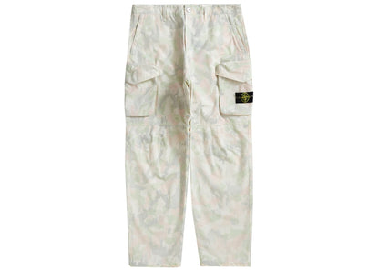 Supreme Stone Island Reactive Ice Camo Ripstop Cargo Pant Tan
