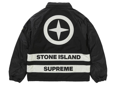 Supreme Stone Island Reversible Down Puffer Jacket Black