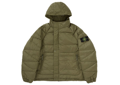 Supreme Stone Island Reversible Down Puffer Jacket Olive
