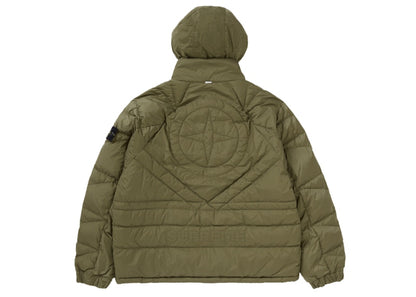 Supreme Stone Island Reversible Down Puffer Jacket Olive