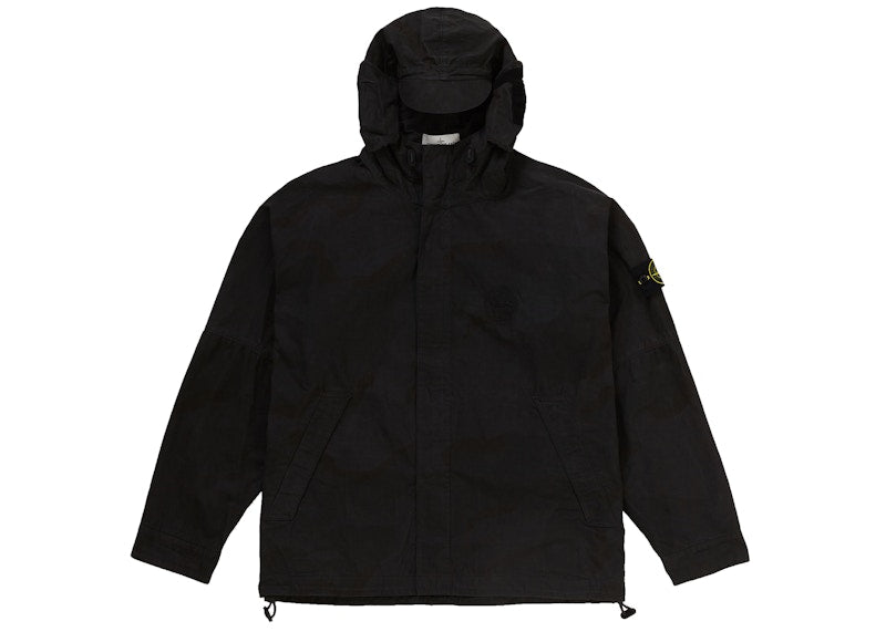Supreme Stone Island Riot Mask Camo Jacket Black Camo