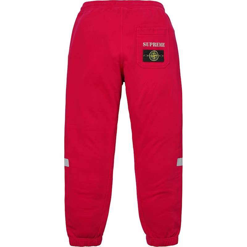 Supreme Stone Island Sweatpant Magenta
