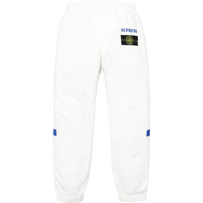 Supreme Stone Island Sweatpant White