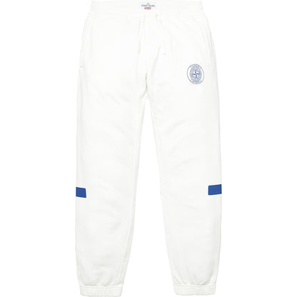 Supreme Stone Island Sweatpant White