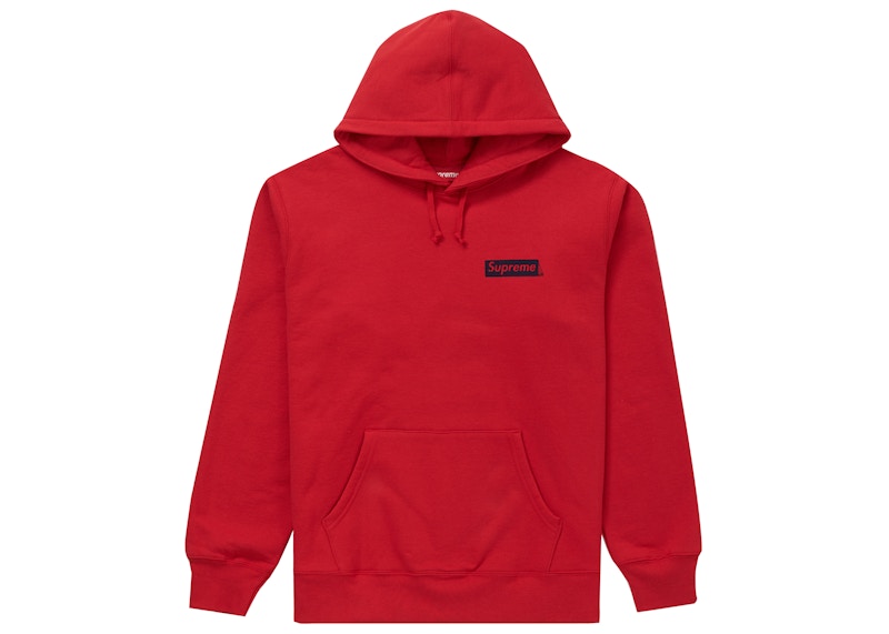Supreme Stop Crying Hooded Sweatshirt Red