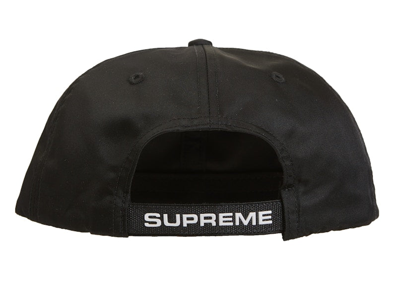 Supreme Strap Logo 6-Panel Black