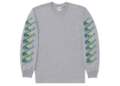 Supreme Strawberries L/S Tee Heather Grey