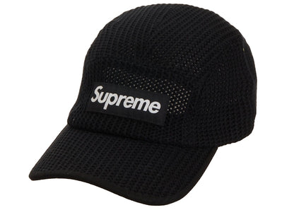 Supreme String Camp Cap Black