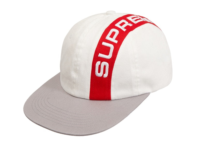Supreme Stripe 6-Panel White
