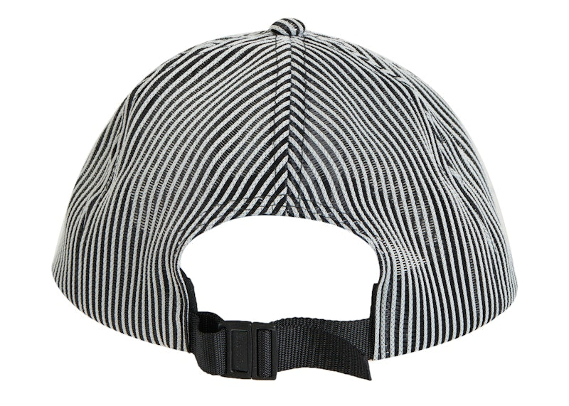Supreme Stripe Mesh 6-Panel Black