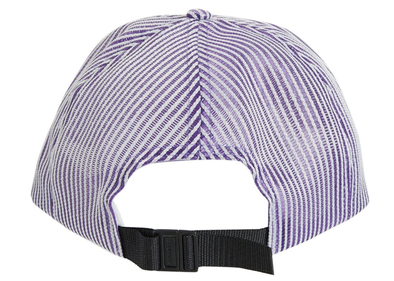 Supreme Stripe Mesh 6-Panel Purple