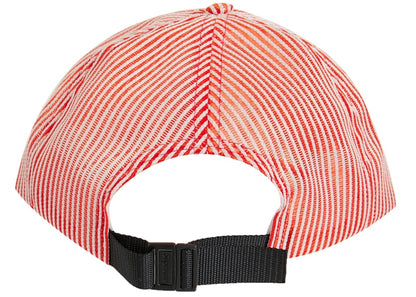 Supreme Stripe Mesh 6-Panel Red