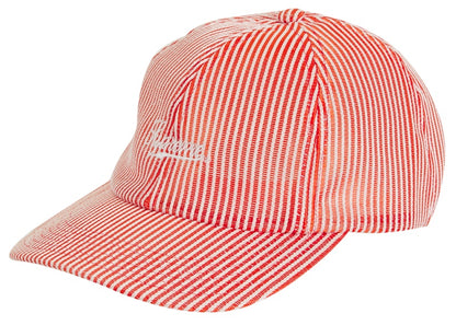 Supreme Stripe Mesh 6-Panel Red