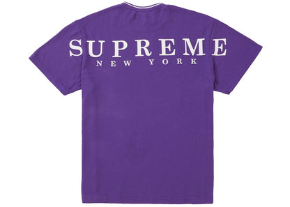 Supreme Stripe Rib Waffle Top Purple