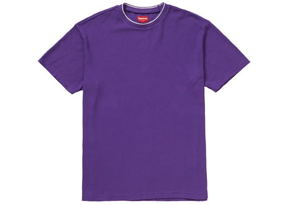 Supreme Stripe Rib Waffle Top Purple
