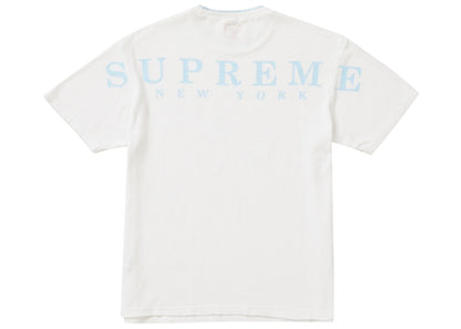 Supreme Stripe Rib Waffle Top White