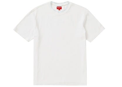Supreme Stripe Rib Waffle Top White