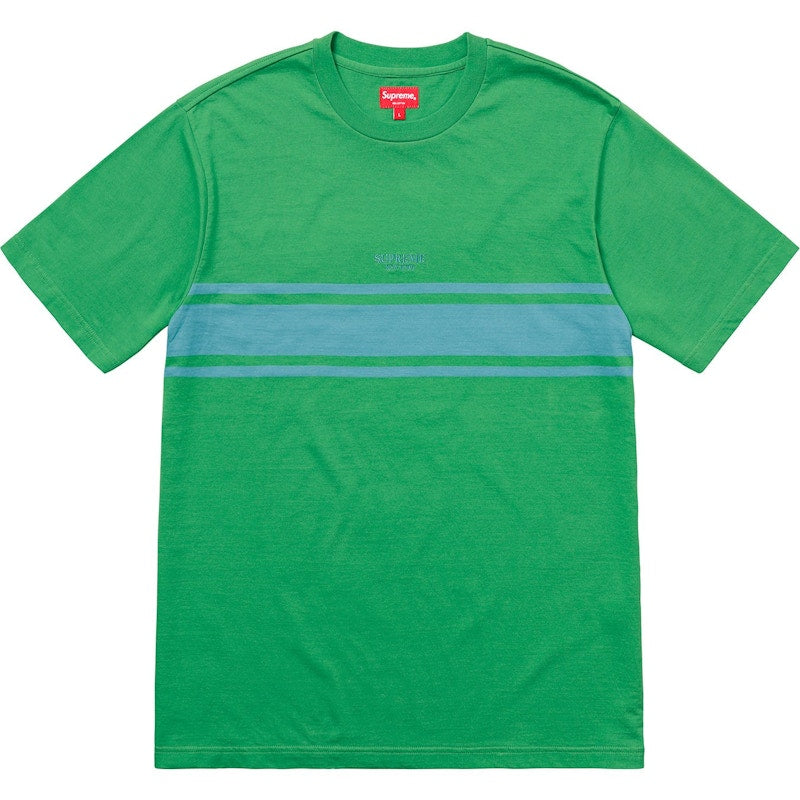Supreme Stripe Tee Kelly Green
