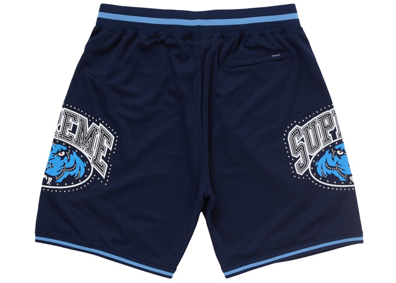 Supreme Studded Basketball Short Navy