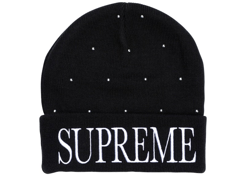 Supreme Studded Beanie Black