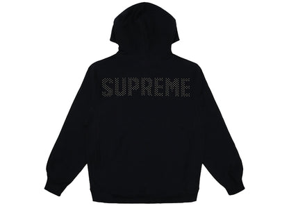 Supreme Studded Hooded Sweatshirt Black