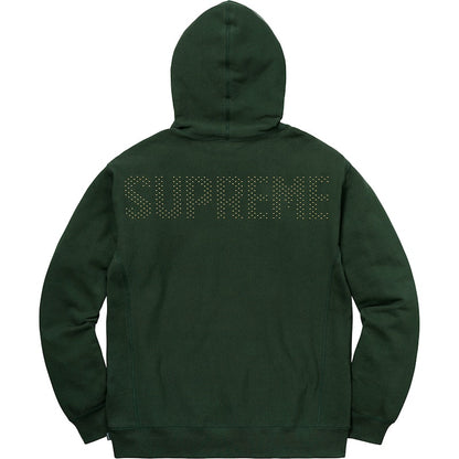 Supreme Studded Hooded Sweatshirt Dark Green