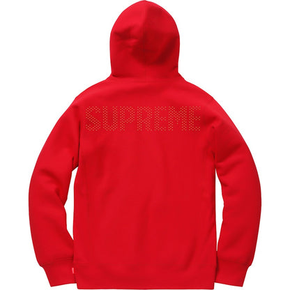 Supreme Studded Hooded Sweatshirt Red
