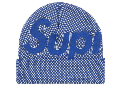 Supreme Studded Knockout Big Logo Beanie Blue