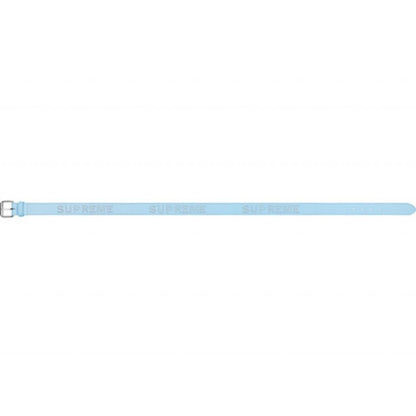 Supreme Studded Logo Belt Light Blue