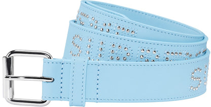 Supreme Studded Logo Belt Light Blue
