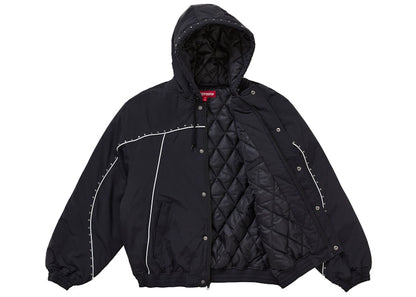 Supreme Studded Stadium Jacket Black