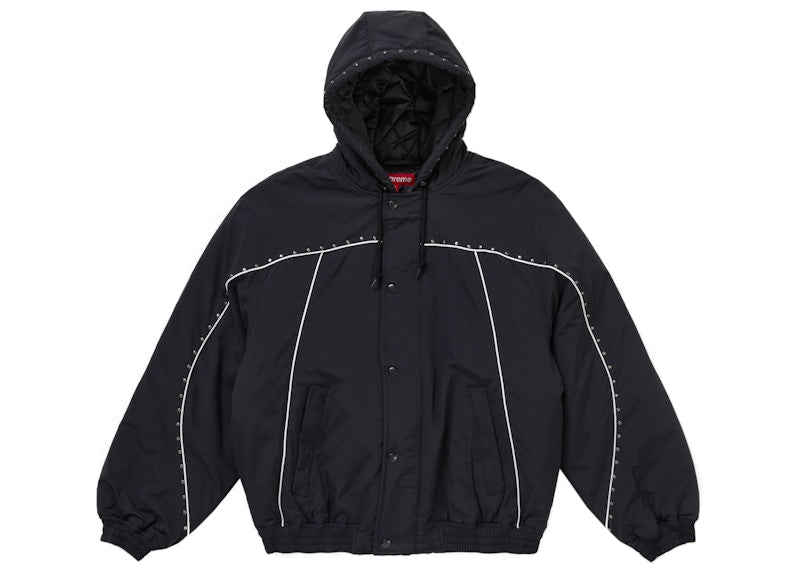 Supreme Studded Stadium Jacket Black