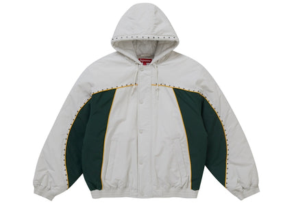 Supreme Studded Stadium Jacket White