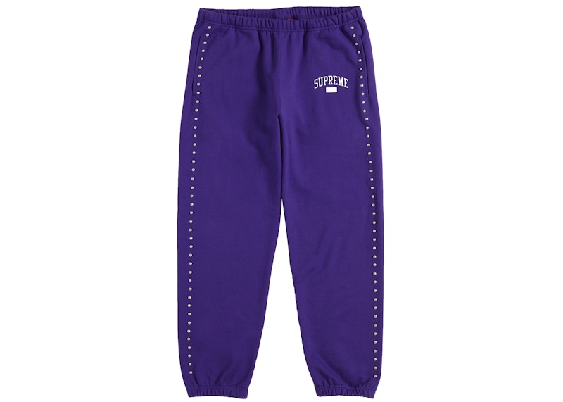 Supreme Studded Sweatpant Purple