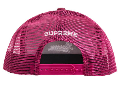 Supreme Studded Velvet Mesh Back 5-Panel Dusty Pink