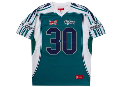Supreme Sudden Death Football Jersey Teal