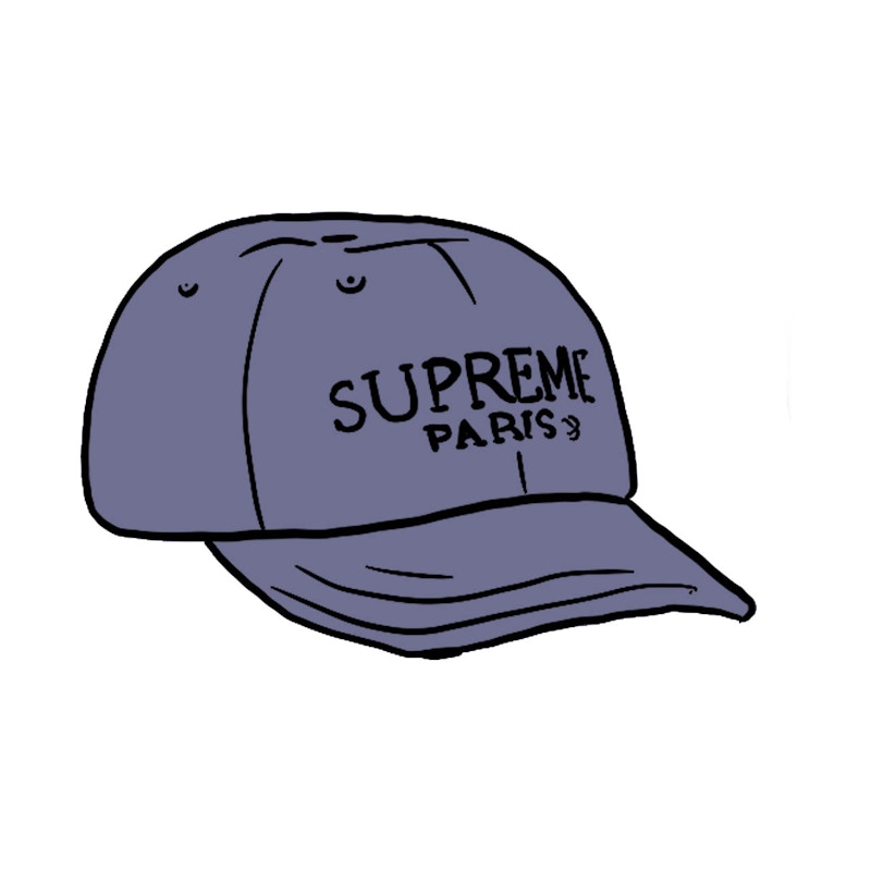 Supreme Suede 6-Panel Navy