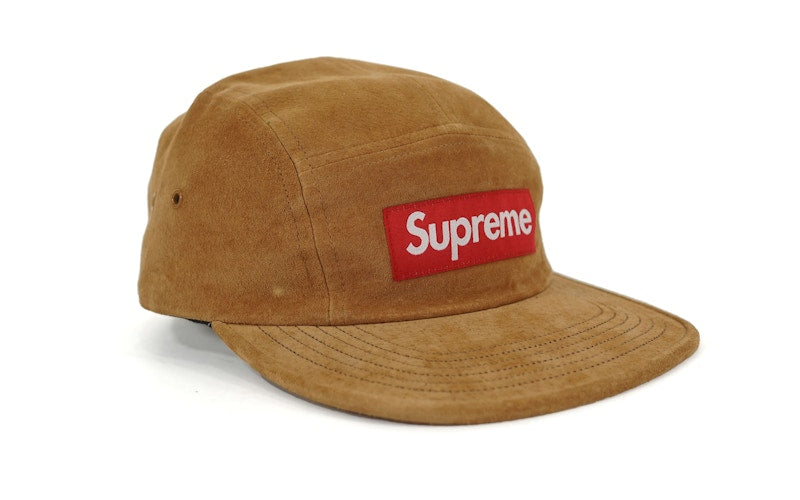 Supreme Suede Camp Cap Brown