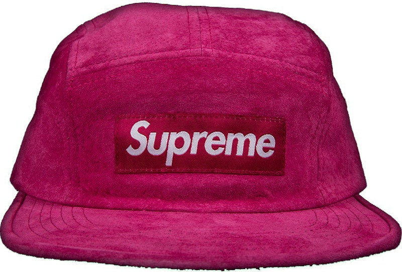 Supreme Suede Camp Cap Magenta