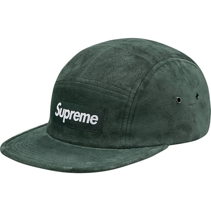 Supreme Suede Camp Cap (SS18) Dark Green