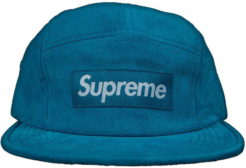 Supreme Suede Camp Cap Turquoise