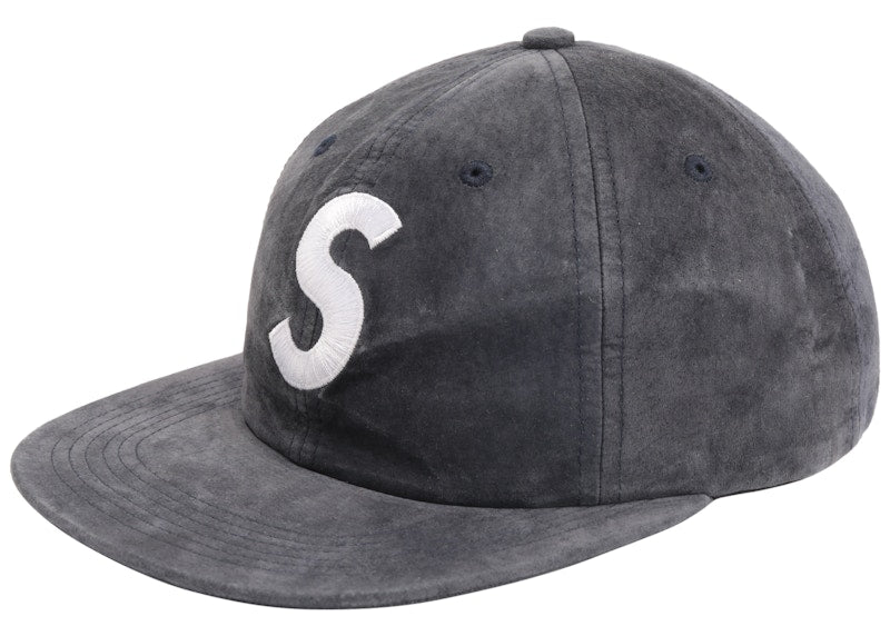 Supreme Suede S Logo 6 Panel Navy