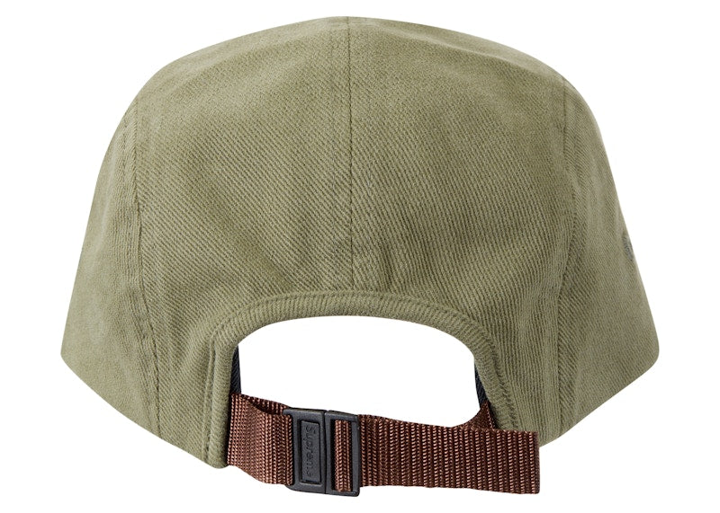 Supreme Suede Visor Camp Cap Light Olive